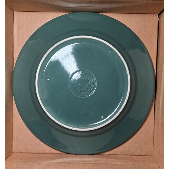 Longaberger Woven Traditions Dinner Plate (4) Red Yellow Green Blue NEW - Picture 7 of 12